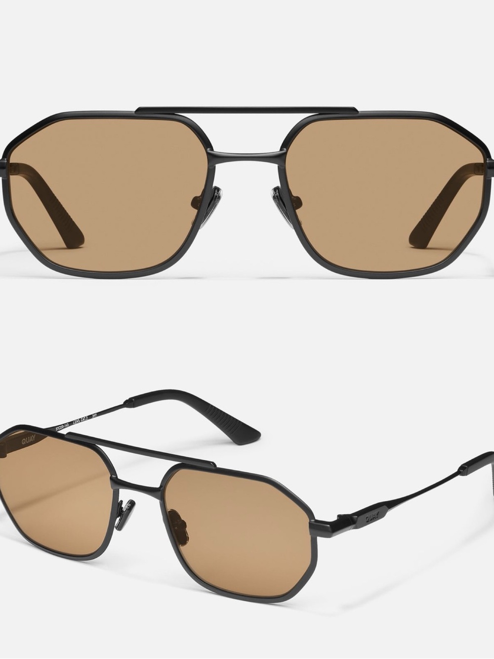 NWT- Quay En Route Aviator Sunglasses
